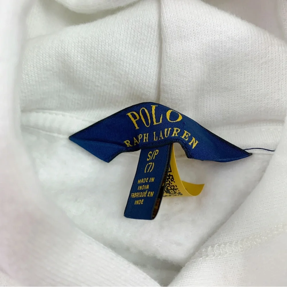 Polo Ralph Lauren cricket striped fleece hoodie long sleeves‎ pullover